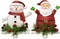 Christmas Stocking Holder Set of 2 Poly Resin Iron Snowman and Santa Stockings Hanger Mantle or Fireplace Decor Durable Long Lasting Decoration
